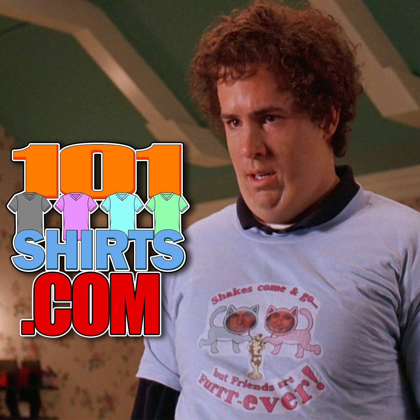 Just Friends Shakes come and go but friends are furrrever Ryan Reynolds Chris Brander Funny T-Shirt