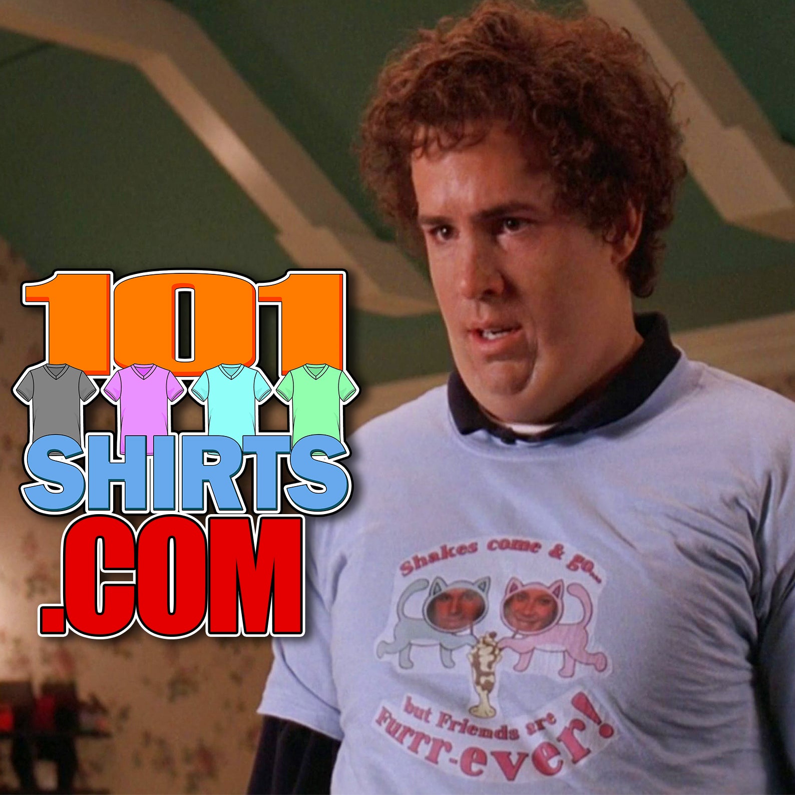Just Friends Shakes come and go but friends are furrrever Ryan Reynolds Chris Brander Funny T-Shirt