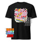 "Kawaii Rainbow Cake" T-Shirt | Adorable Kirby-inspired Dessert Tee | Sweet Gift for Anime Fans, Gamers & Foodies
