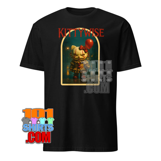 Kittywise T-Shirt - Creepy Cute Hello Kitty Horror Parody Tee