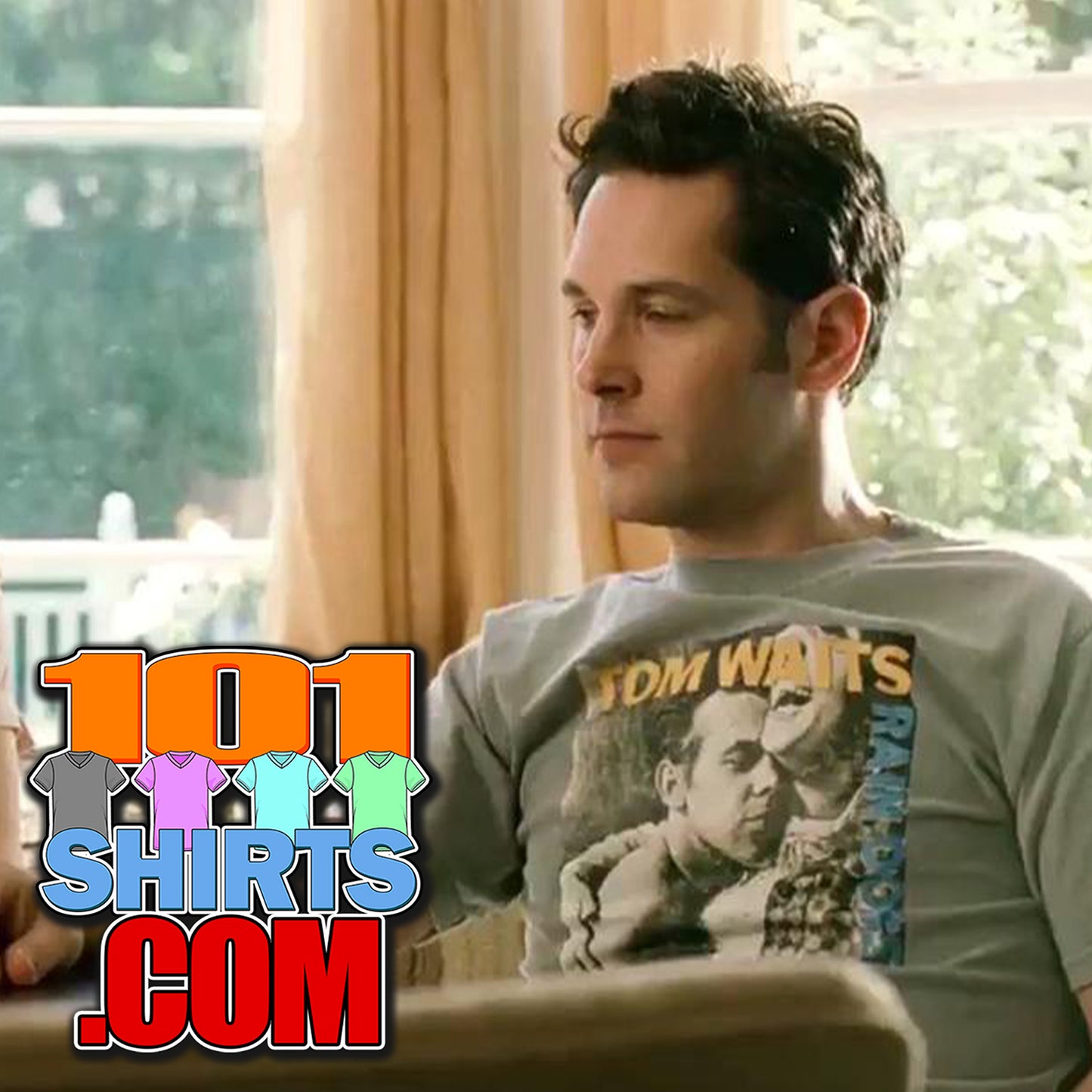 Knocked Up Movie Paul Rudd Tom Waits Rain Dogs T-Shirt