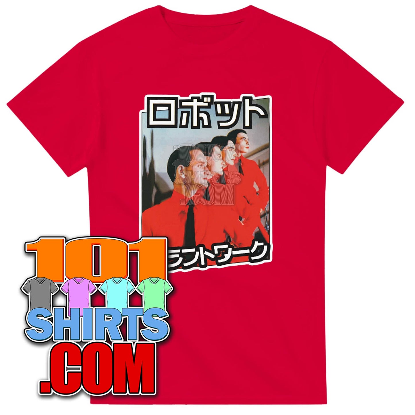 Kraftwerk The Man Mashine Robots Japanaese Edition Music Album T-Shirt