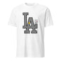LA Los Angeles California L.A. Logo Sun Rays Pop Art Design Booomfashion T-Shirt