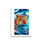 Leopard Vivid Colors Surrealistic Colorful Paint Art Poster A1 23.3″×33.1″