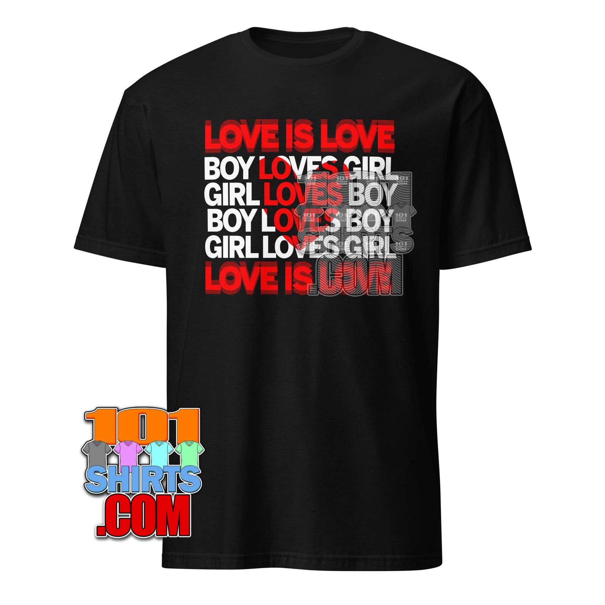 "Love Is Love" Bold Heart Statement T-Shirt | LGBTQ+ Pride & Inclusivity Tee | Perfect Gift