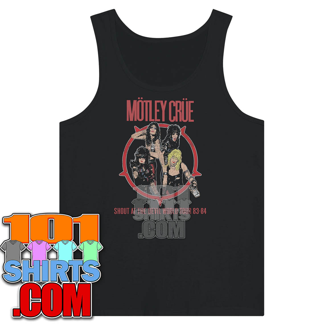 MÖTLEY CRÜE MOTLEY CRUE SHOUT AT THE DEVIL WORLD TOUR '83-'84 Fast & Furious Movie Hobbs and Shaw Tank Top