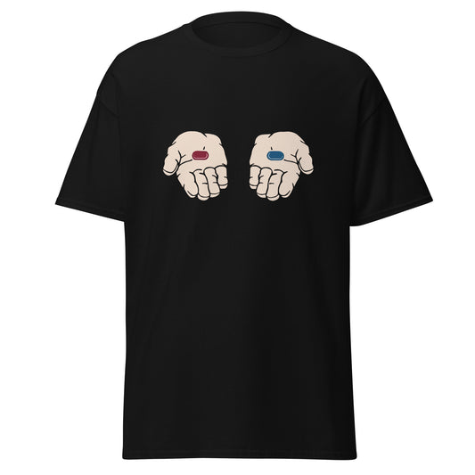 Matrix Movie Morpheus Red Pill Blue Pill Neo T-Shirt