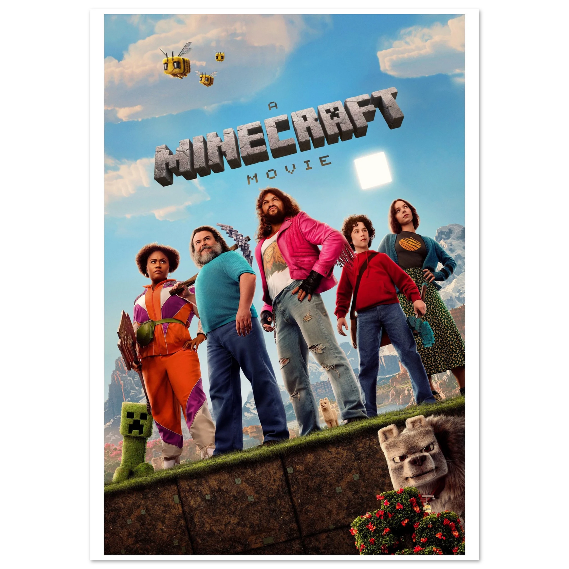 MineCraft Movie 2025 Classic Matte Paper Poster A1 (59.4 x 84.1  cm)