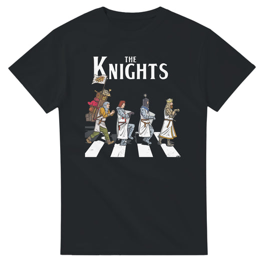 Monty Python and the Holy Grail Movie The Beatles Abby Road Parody Humor Funny T-Shirt