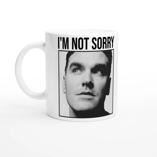 Morrissey "I'm Not Sorry" Mug - The Smiths Fan Gift, Iconic Music Coffee Cup