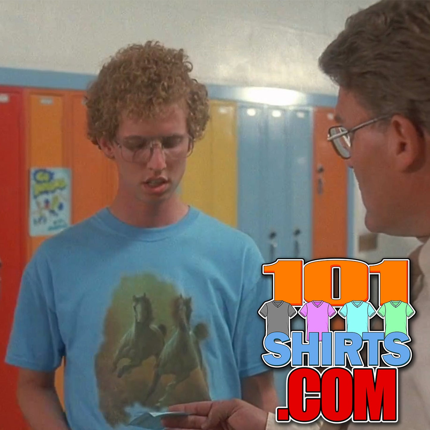 Napoleon Dynamite Movie Jon Heder Horses T-Shirt