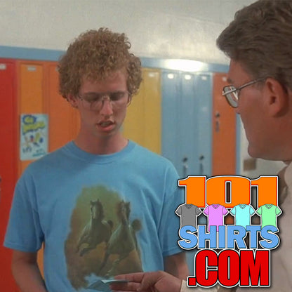 Napoleon Dynamite Movie Jon Heder Horses T-Shirt