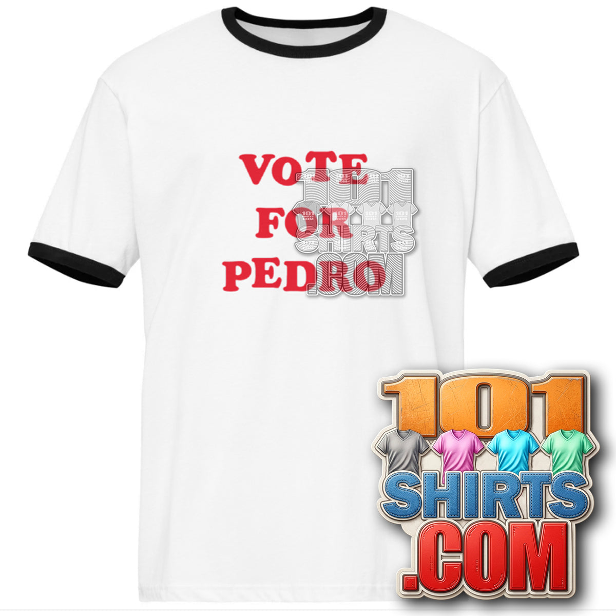 Napoleon Dynamite Movie Vote for Petro Ringer T-Shirt
