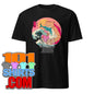 Neko Wave Kaiju - Funny Cat Monster Eating Shark T-Shirt
