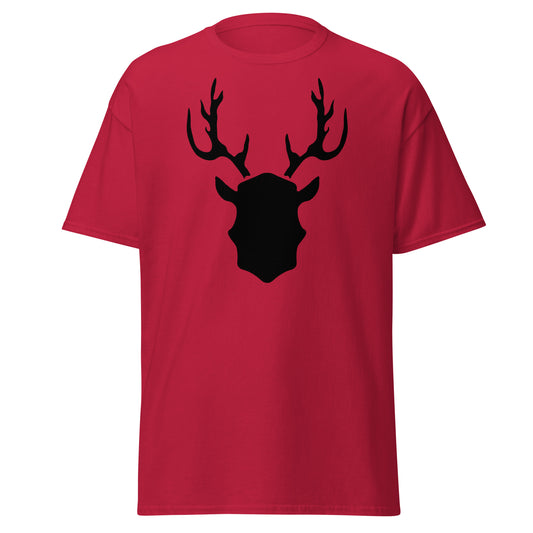 Noc­tura­ma Movie Tee Deer Head Silhouette Samir Il­ias Le Doré Red T-Shirt