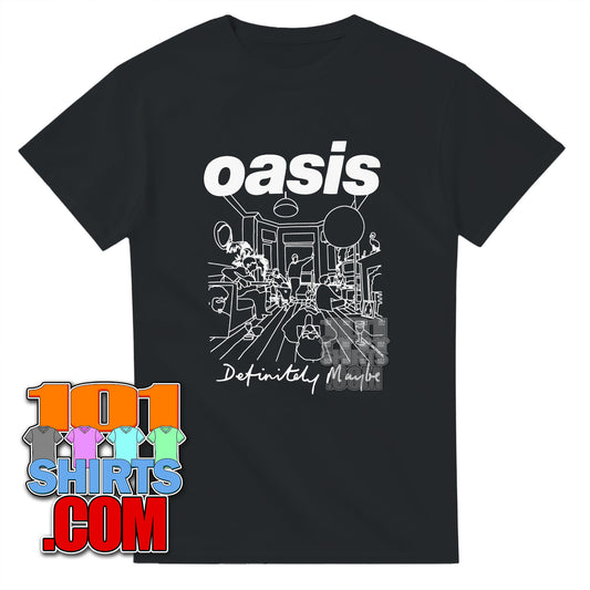Oasis Definitely Maybe T-Shirt  Iconic Album Art 2025 Tour Tee