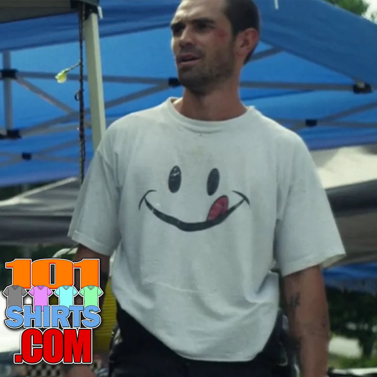 One Fast Move Wes Neal Smiley Face T-Shirt