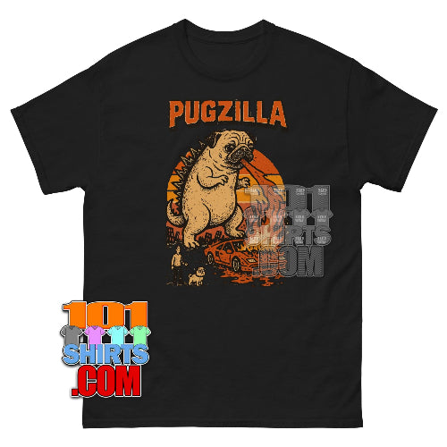 PUGZILLA T-Shirt | Funny Pugzilla Kaiju Monster Dog Tee