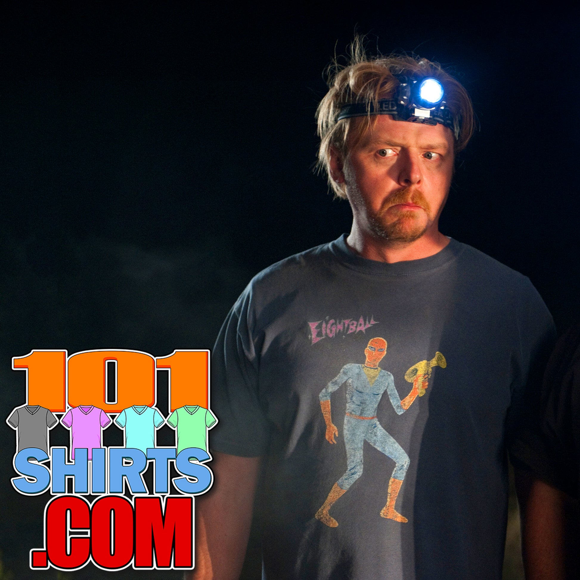 Paul Movie Eightball Deathray Graeme Willy Simon Pegg T-Shirt