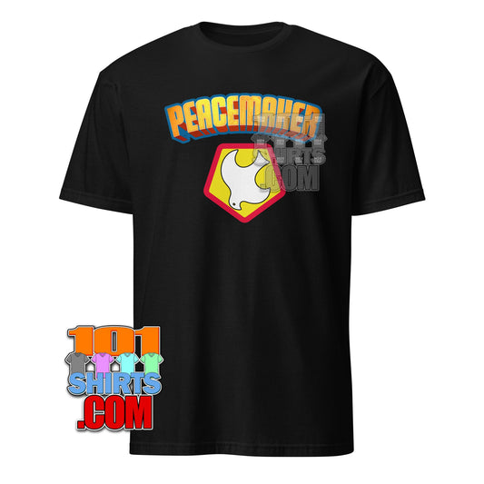 Peacemaker TV Show Logo T-Shirt - DC Comics Anti-Hero Tee - Gift for Suicide Squad Fans