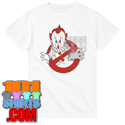 Pennywise Ghostbusters Parody Horror Movie T-Shirt Halloween Gift