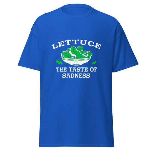 Peter Parker Lettuce The Taste of Sadness Spider-Man Aven­gers In­fi­nity War T-Shirt