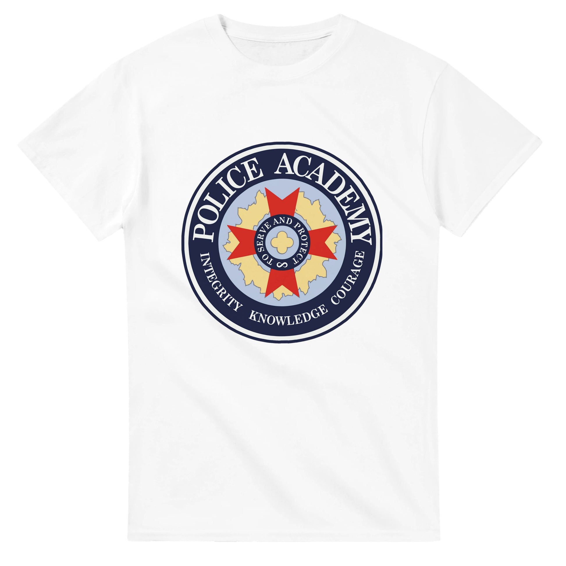 Police Academy Emblem Movie T-Shirt - Law Enforcement Inspired Tee