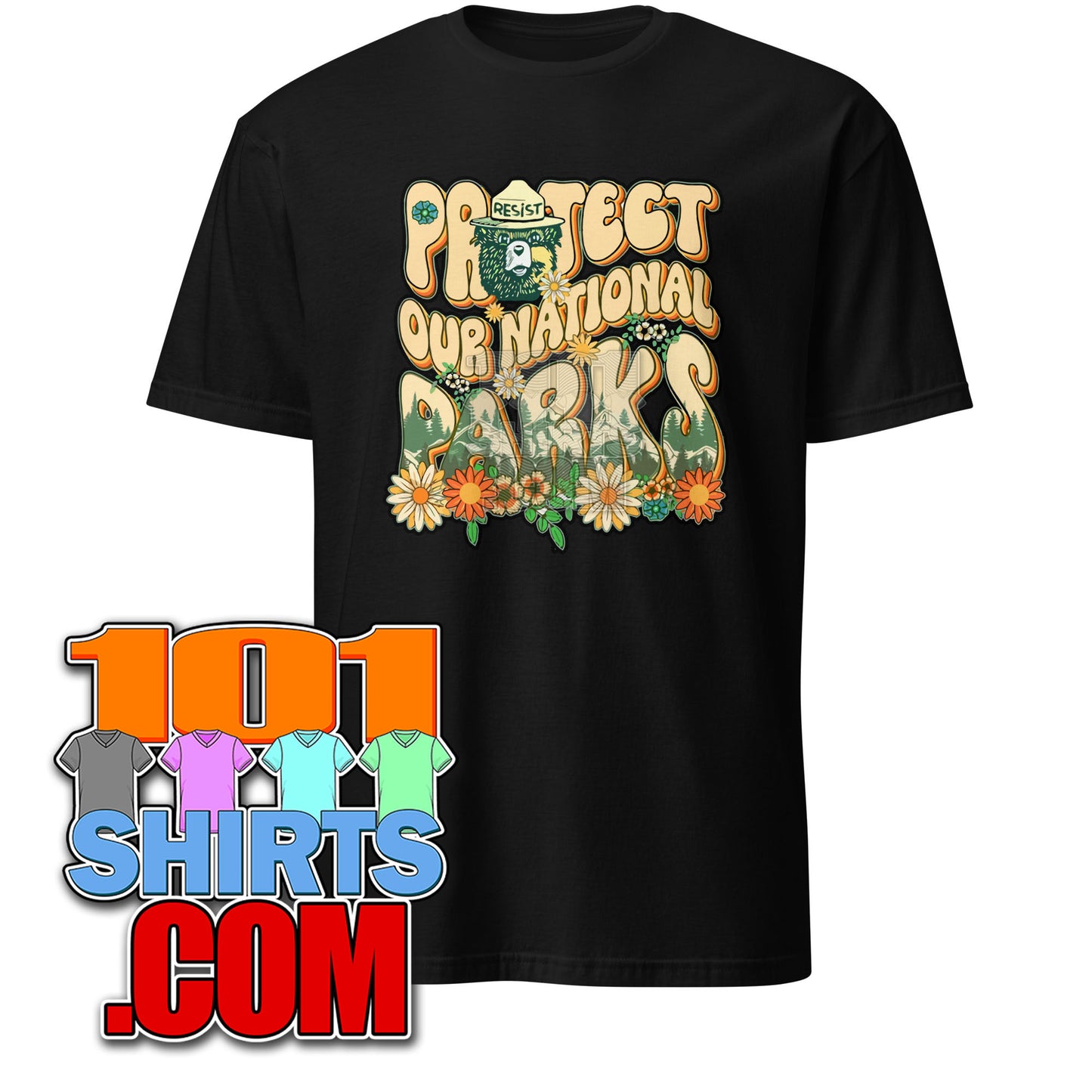 Protect Our National Parks Fuck Trump Musk Funny T-Shirt