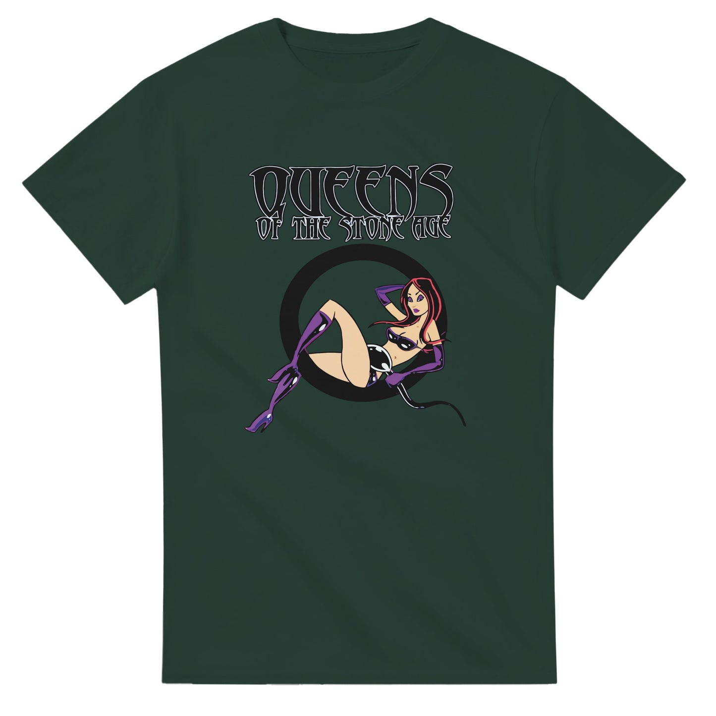 Queens of the Stone Age Tee Trail of Dead Take Only What You Can Handle Tour 2002 Reprint T-Shirt green