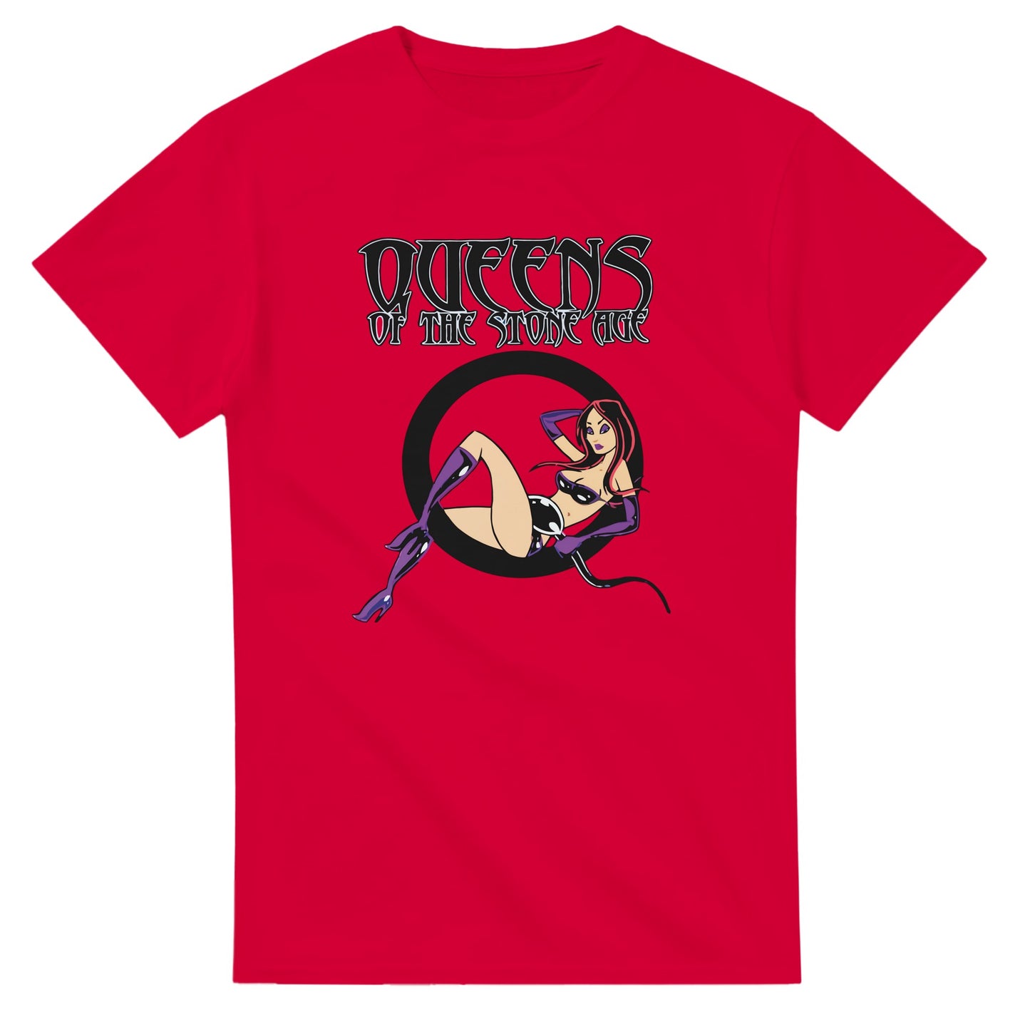 Queens of the Stone Age Tee Trail of Dead Take Only What You Can Handle Tour 2002 Reprint T-Shirt red