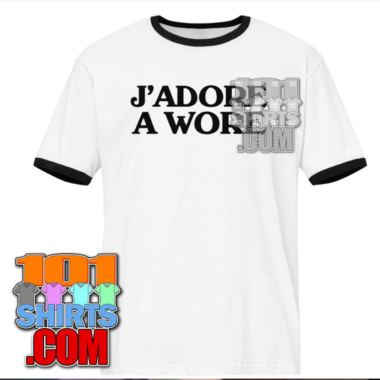 Russell Tovey J'ADORE A WORE Ringer T-Shirt