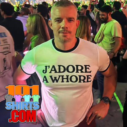 Russell Tovey J'ADORE A WORE Ringer T-Shirt
