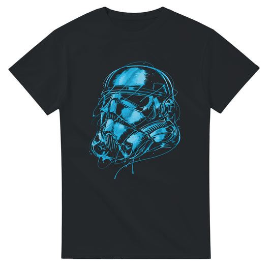 STAR WARS Movie  Imperial Stormtrooper Helmet T-Shirt - Vibrant Pop Art Fan Apparel Tee
