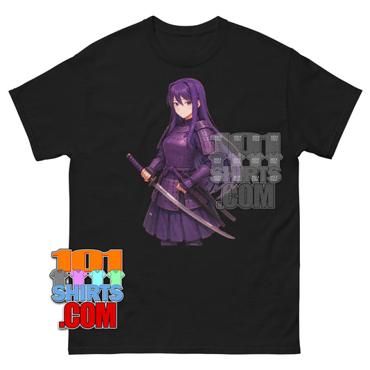 Samurai Anime Girl T-Shirt Warrior Waifu Tee