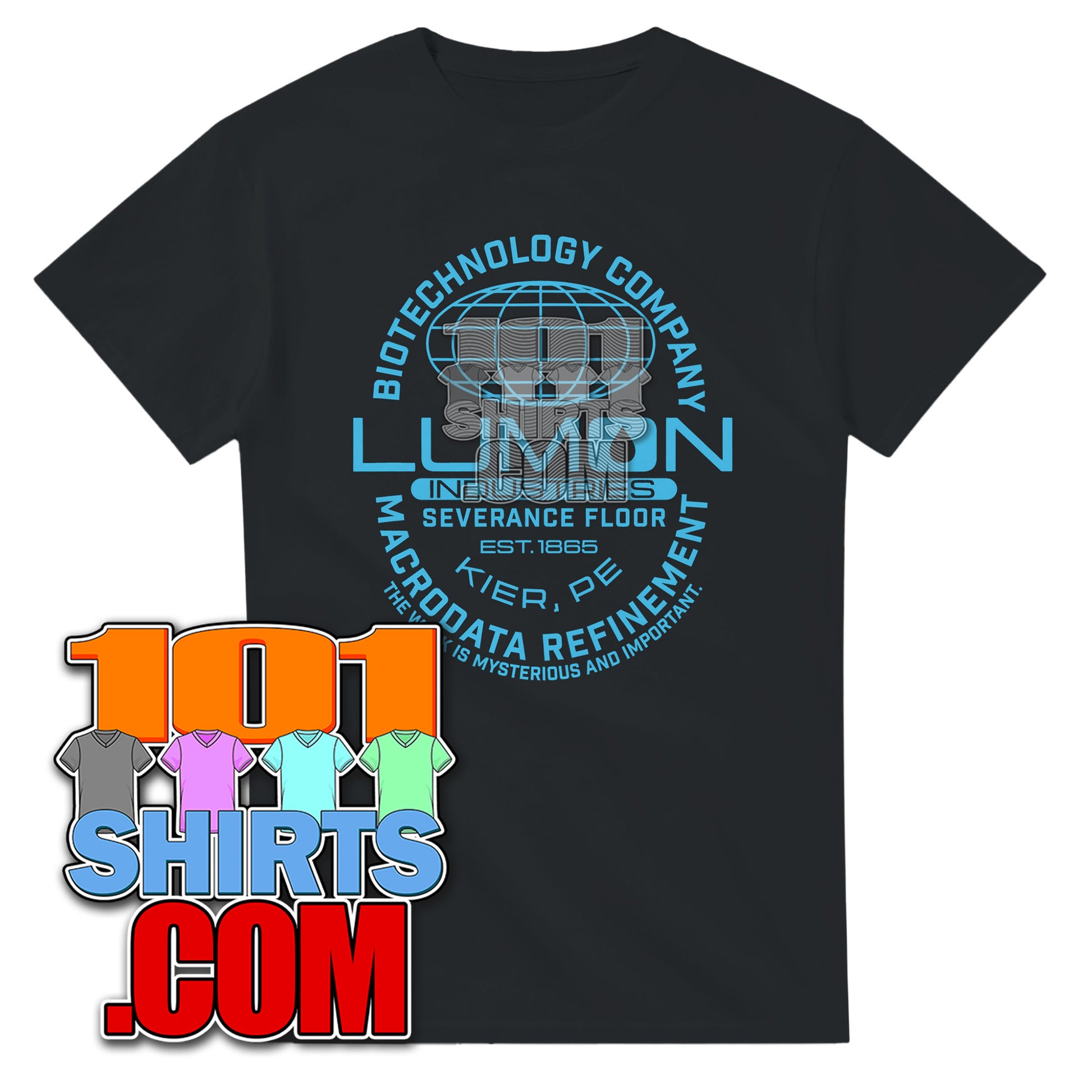 Severance TV Show Lumon Industries Logo Macrodata Refinment Kier T-Shirt