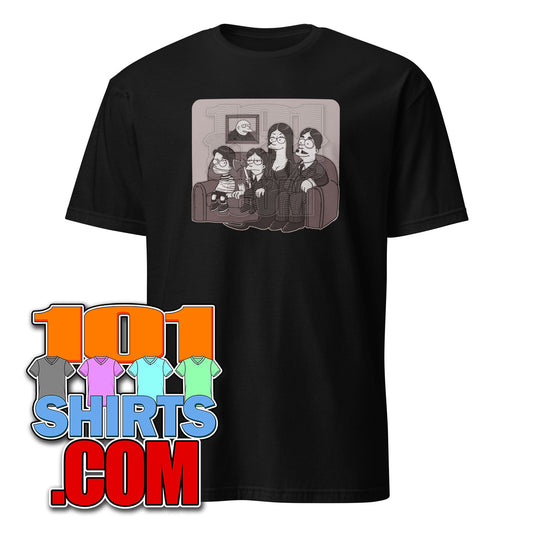Simpsons Addams Family Spooky Halloween Funny T-Shirt
