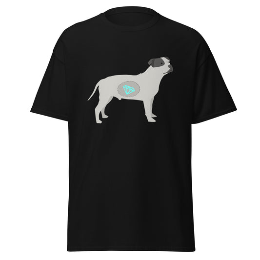Snatch Movie Dog with Diamond Guy Ritchie Funny T-Shirt