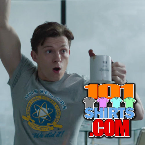 Spider-Man No Way Home Tom Holland Peter Parker Midtown School of Science and Technology Logo T-Shirt