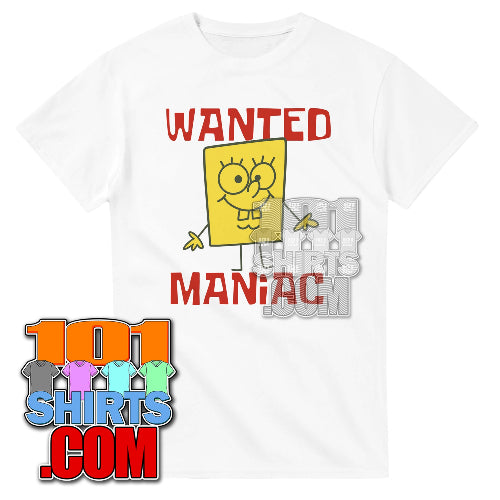 Spongebob Meme Wanted Nickelodeon Cartoon Funny T-Shirt
