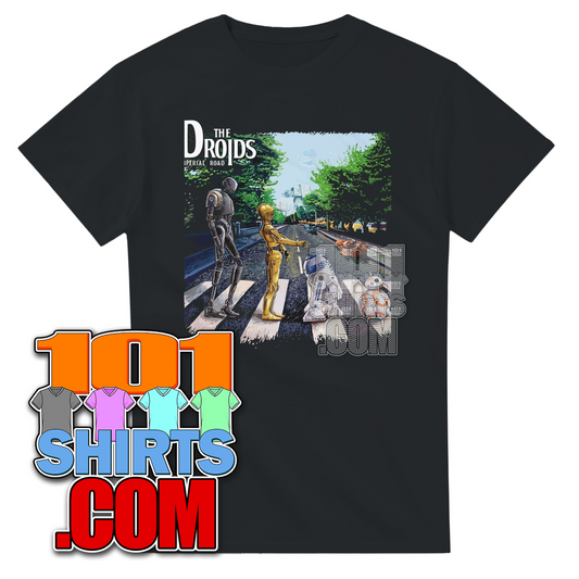 Star Wars The Droits cross the Abbey Road Funny T-Shirt