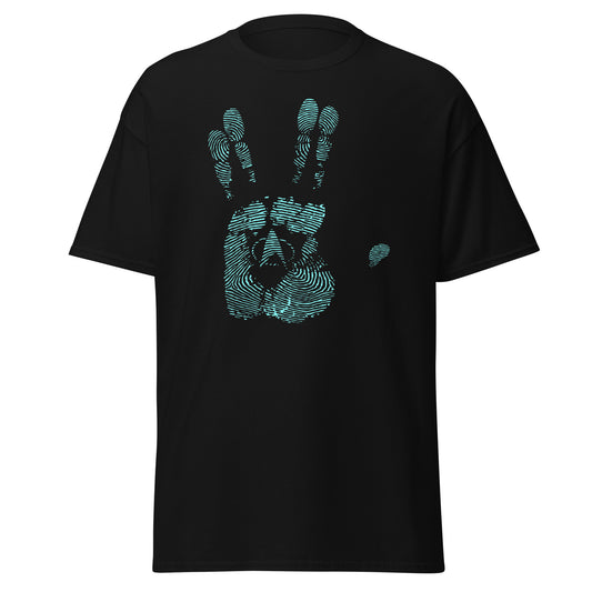 Star Trek Handprint TV Show Commander Spock Vulcan Salute Star Fleet Federation Funny T-Shirt