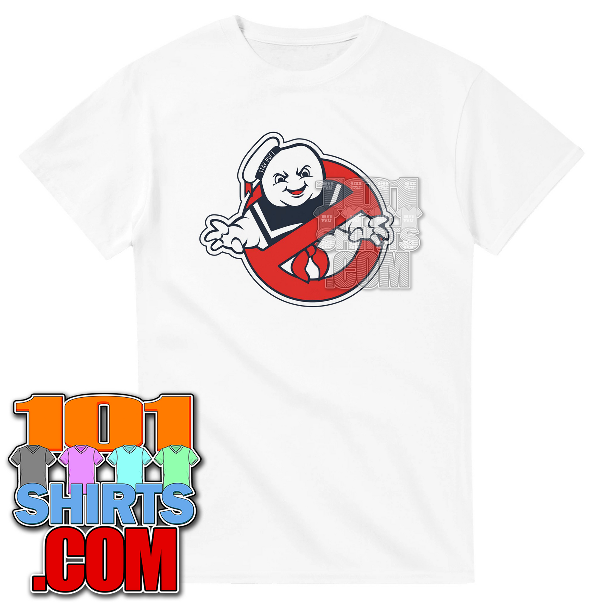 Stay Puft Ghost Parody TShirt Marshmallow Man Ghostbusters Movie Fan Gift