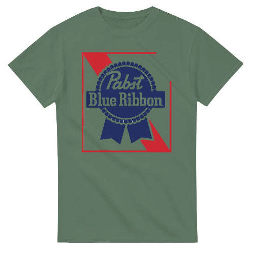 Step Brothers Movie Tee Papst Blue Ribbon Logo Will Ferrell Brennan Huff T-Shirt