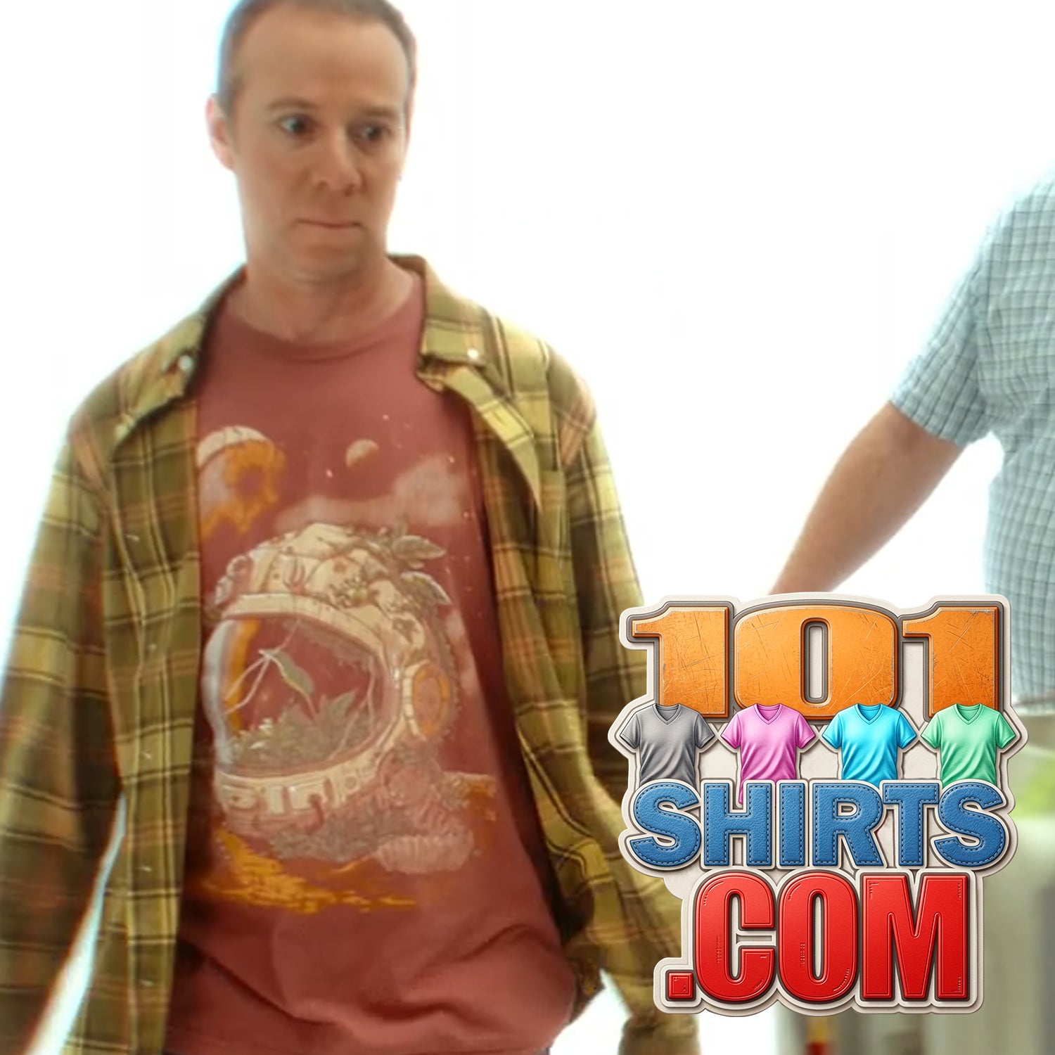 Stuart Fails to Save the Universe HBO The Big Bang Theory Stuart Bloom Astronaut Helmet T-Shirt
