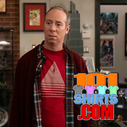 Stuart Fails to Save the Universe HBO The Big Bang Theory Stuart Bloom Pyramid Insurance Trangle Logo T-Shirt