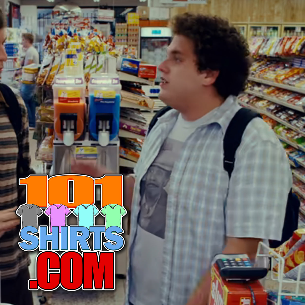 Superbad Movie Jonah Hill Richard Pryor Portrait T-Shirt
