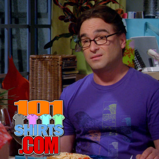 The Big Bang Theory Leonard Hofstadter Darwins Fenches Purple T-Shirt