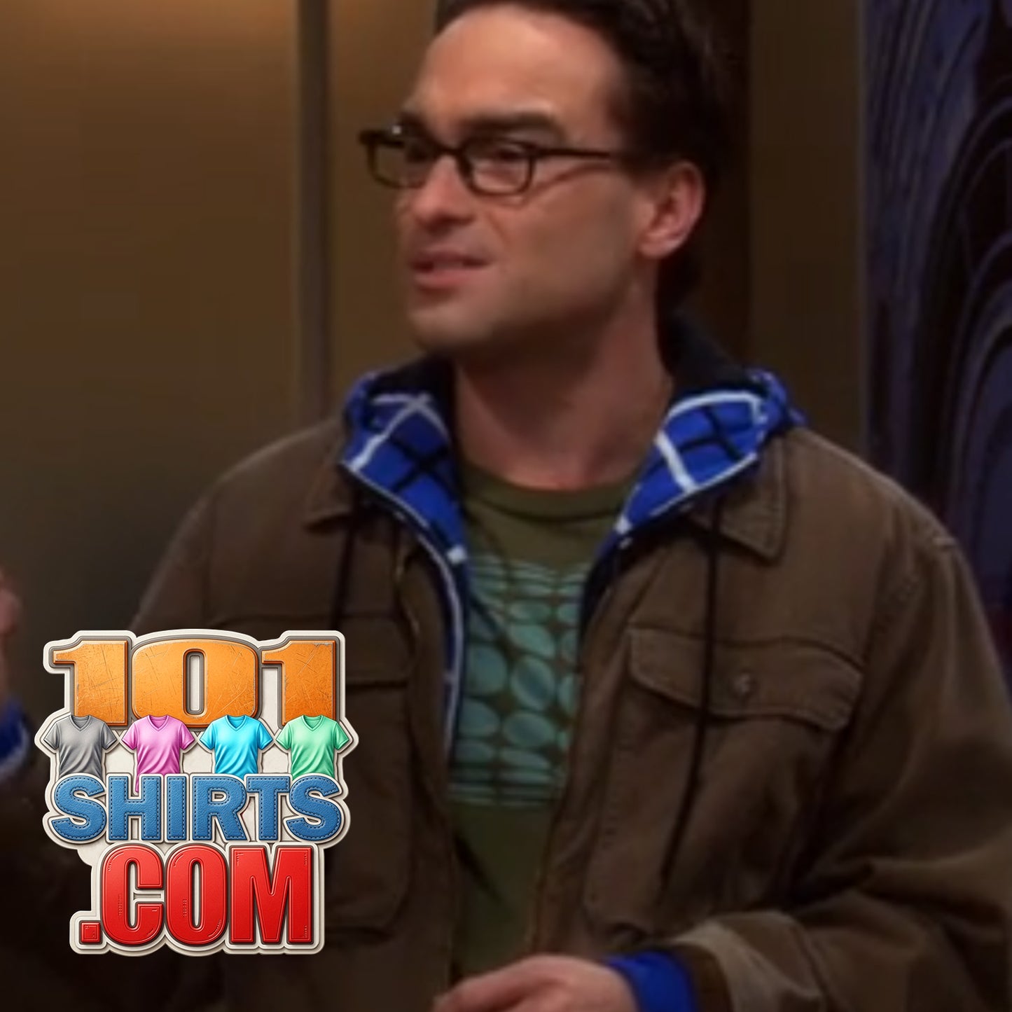 The Big Bang Theory Leonard Hofstadter Dots Sphere Pattern T-Shirt