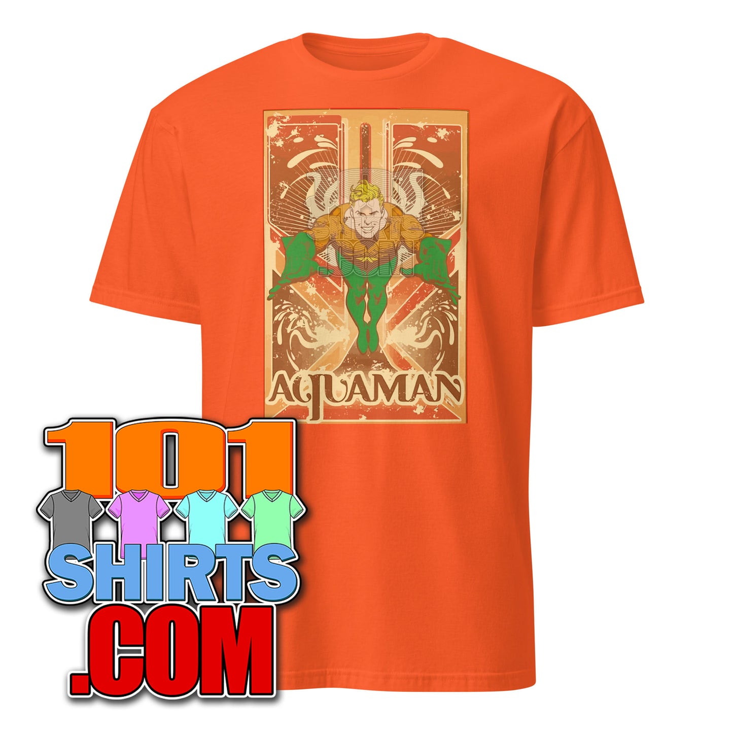 The Big Bang Theory Sheldon Cooper Aquaman Vintage Comic Illustration TV Series Funny T-Shirt