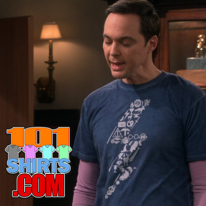 The Big Bang Theory Sheldon Cooper Harry Potter Bolt Shirt T-Shirt